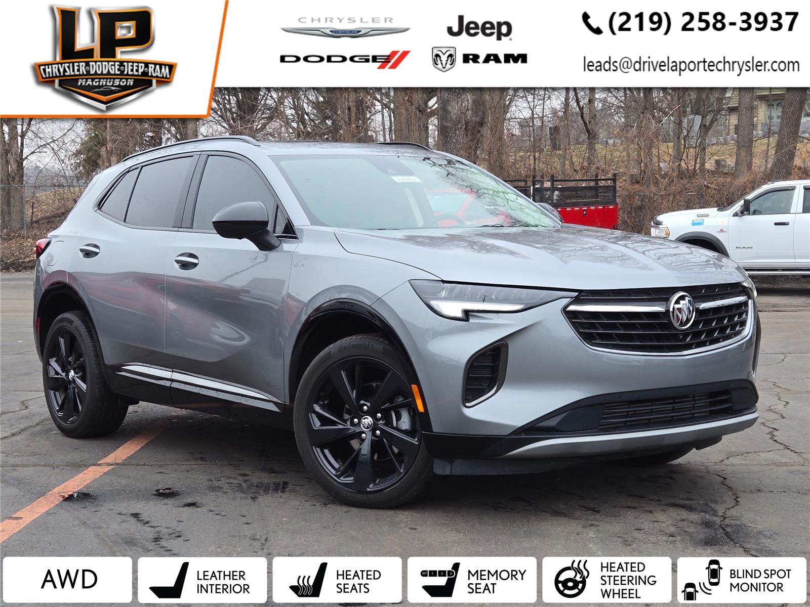 Moonstone Gray Metallic 2023 Buick Envision Essence AWD SUV / Crossover All-Wheel Drive 9-Speed Automatic