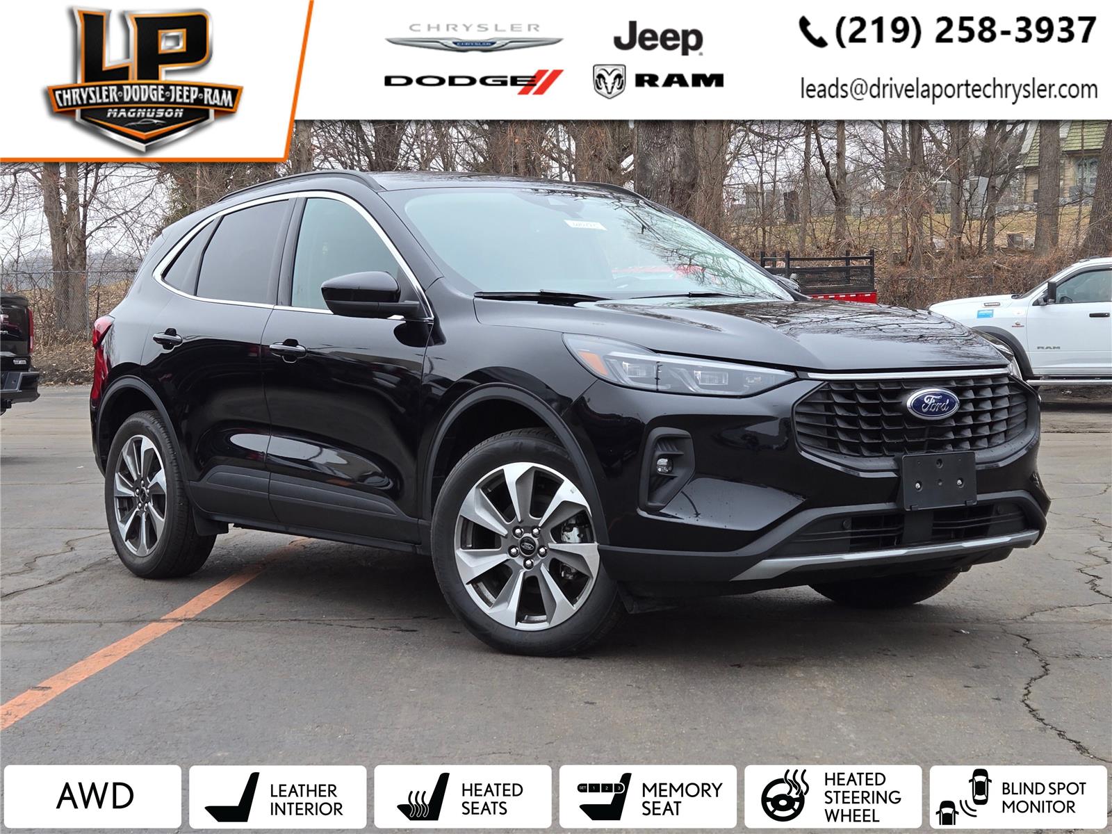 Agate Black 2025 Ford Escape Platinum AWD SUV / Crossover All-Wheel Drive 8-Speed Automatic
