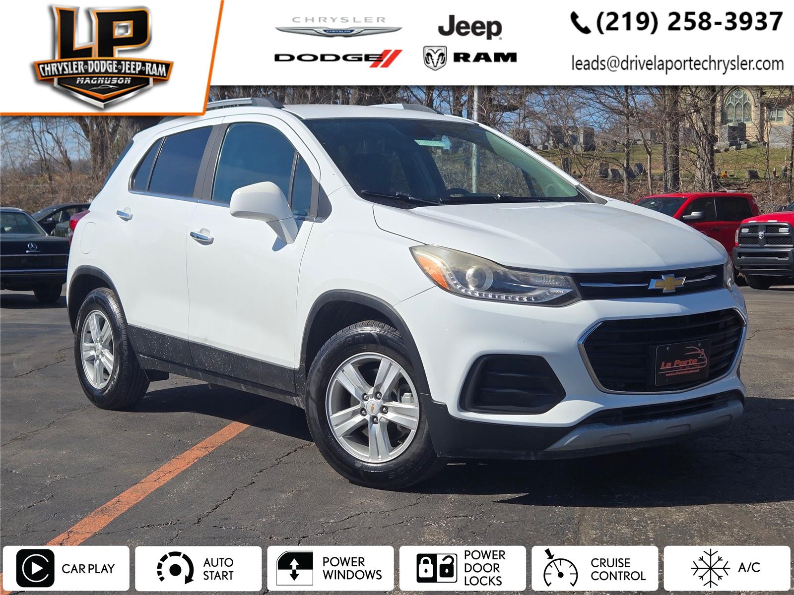 2017 Chevrolet Trax LT FWD Blanco (Summit White) SUV/Crossover Tracción delantera 6 velocidades Automática