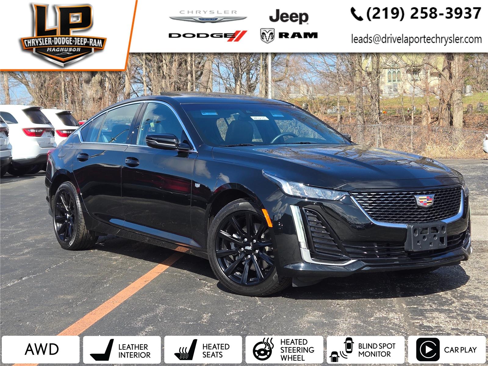 Black Raven 2024 Cadillac CT5 Luxury AWD Sedan All-Wheel Drive Automatic