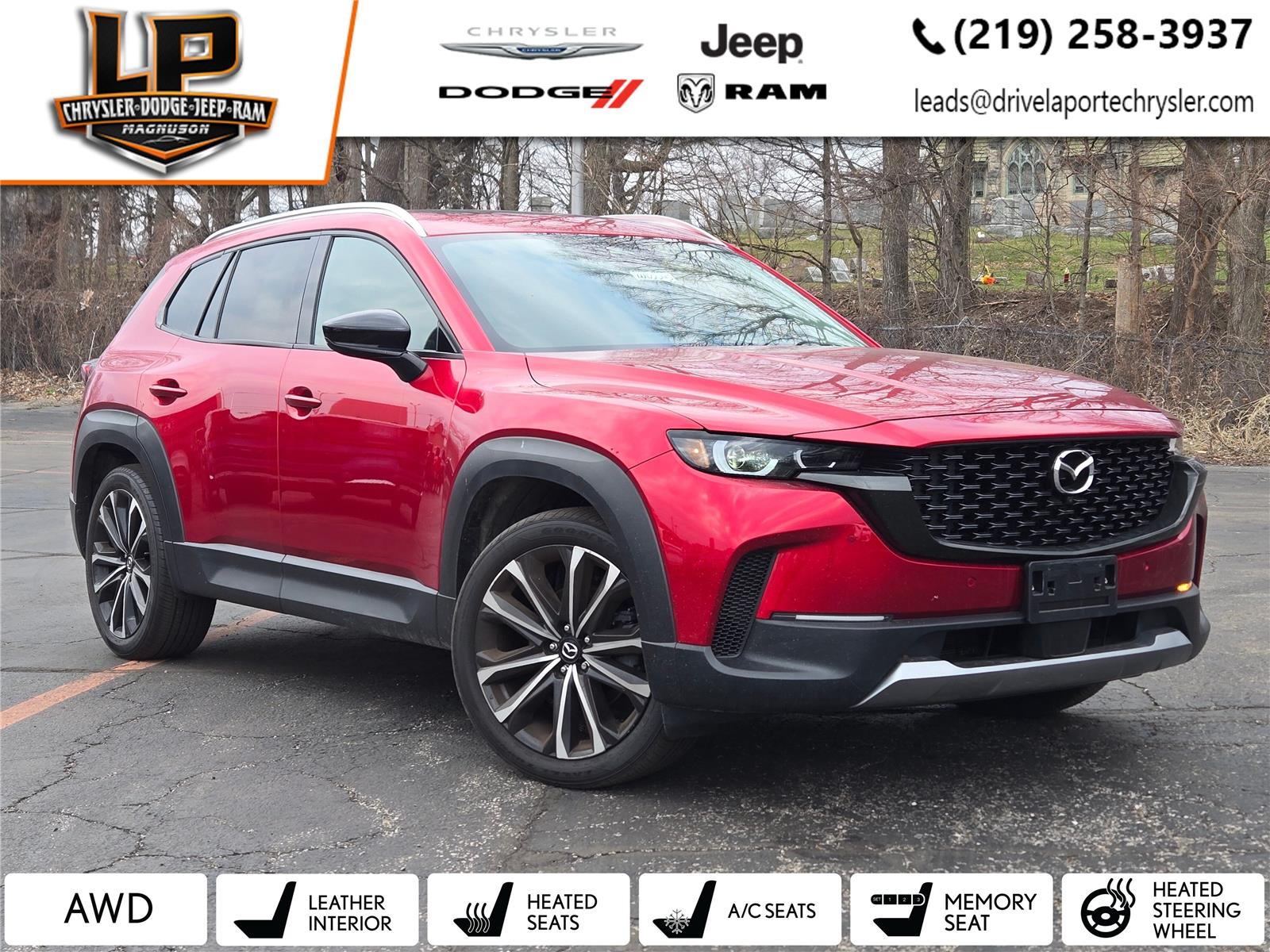 Soul Red Crystal Metallic 2025 Mazda CX-50 2.5 Turbo Premium Plus AWD SUV / Crossover All-Wheel Drive Automatic