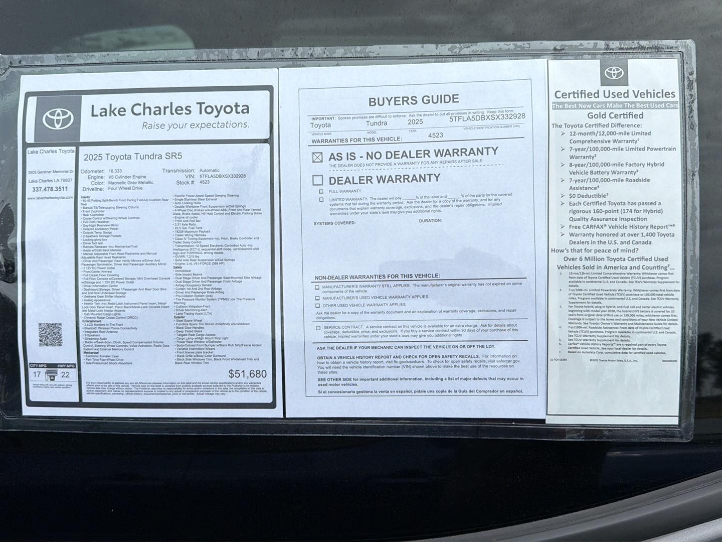Used 2025 Toyota Tundra Truck