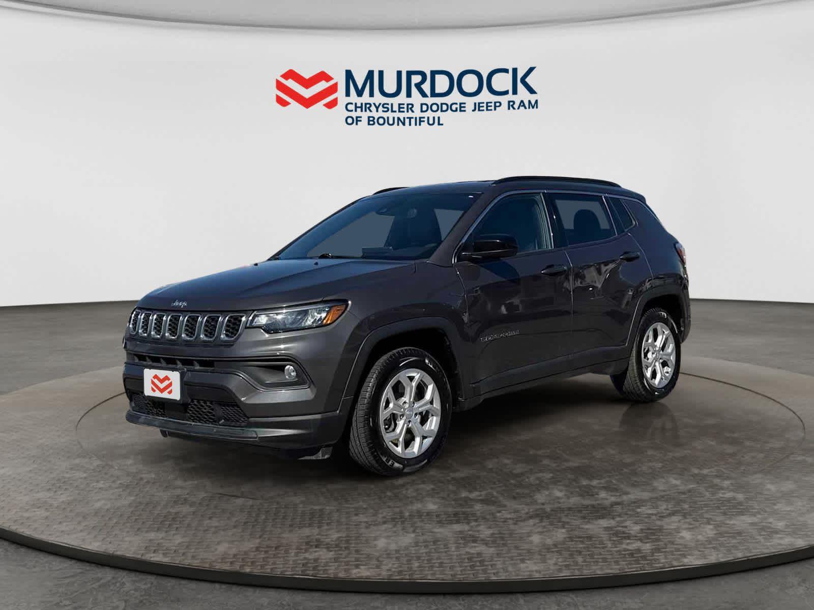 Baltic Gray Metallic Clearcoat 2024 Jeep Compass SUV / Crossover Four-Wheel Drive 8-Speed Automatic