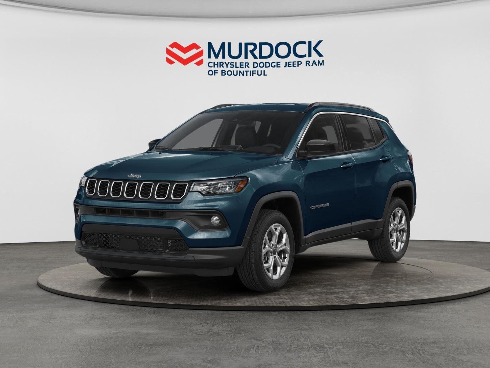 Fathom Blue Pearl Coat 2026 Jeep Compass Latitude Altitude 4WD SUV / Crossover Four-Wheel Drive 8-Speed Automatic