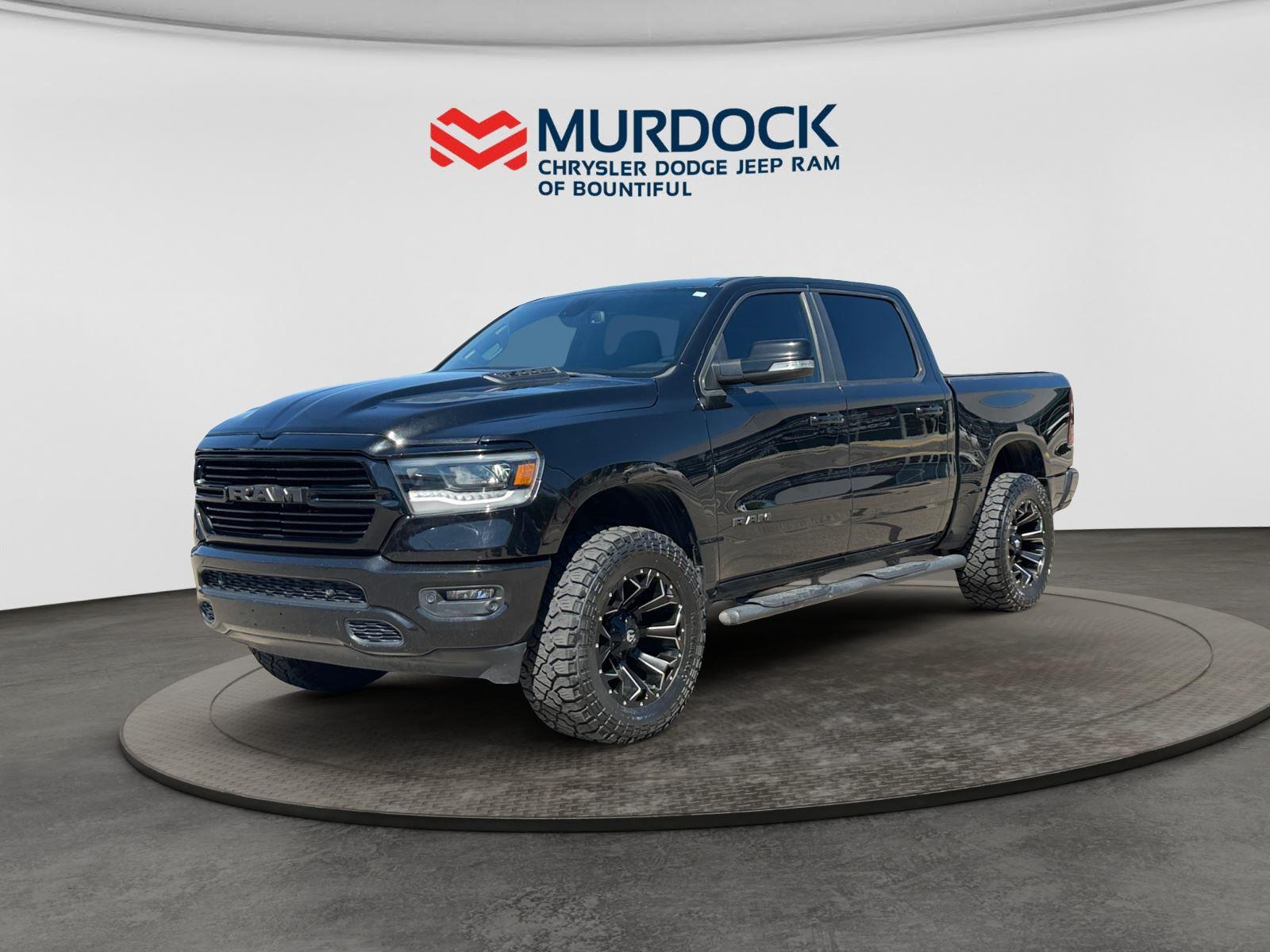 Diamond Black Crystal Pearl 2019 RAM 1500 Pickup Truck  8-Speed Automatic
