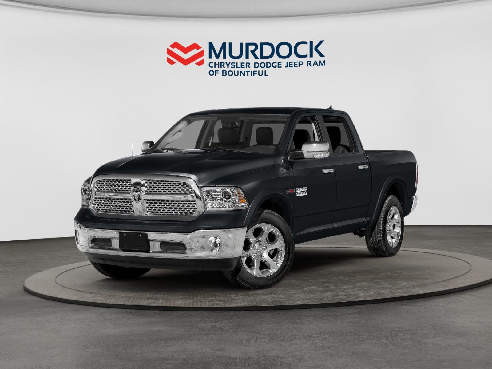 Gray (Maximum Steel Metallic Clearcoat) 2019 RAM 1500 Pickup Truck Four-Wheel Drive 8-Speed Automatic