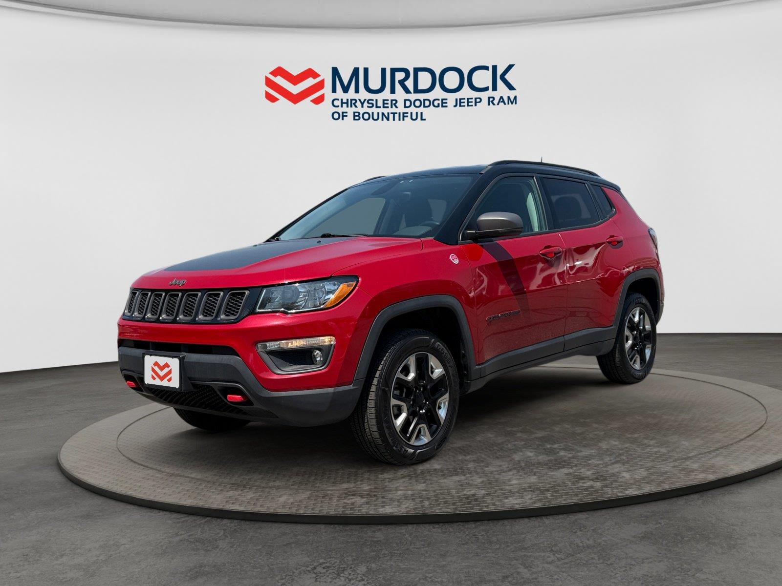 Redline Pearlcoat 2018 Jeep Compass SUV / Crossover Four-Wheel Drive 9-Speed Automatic