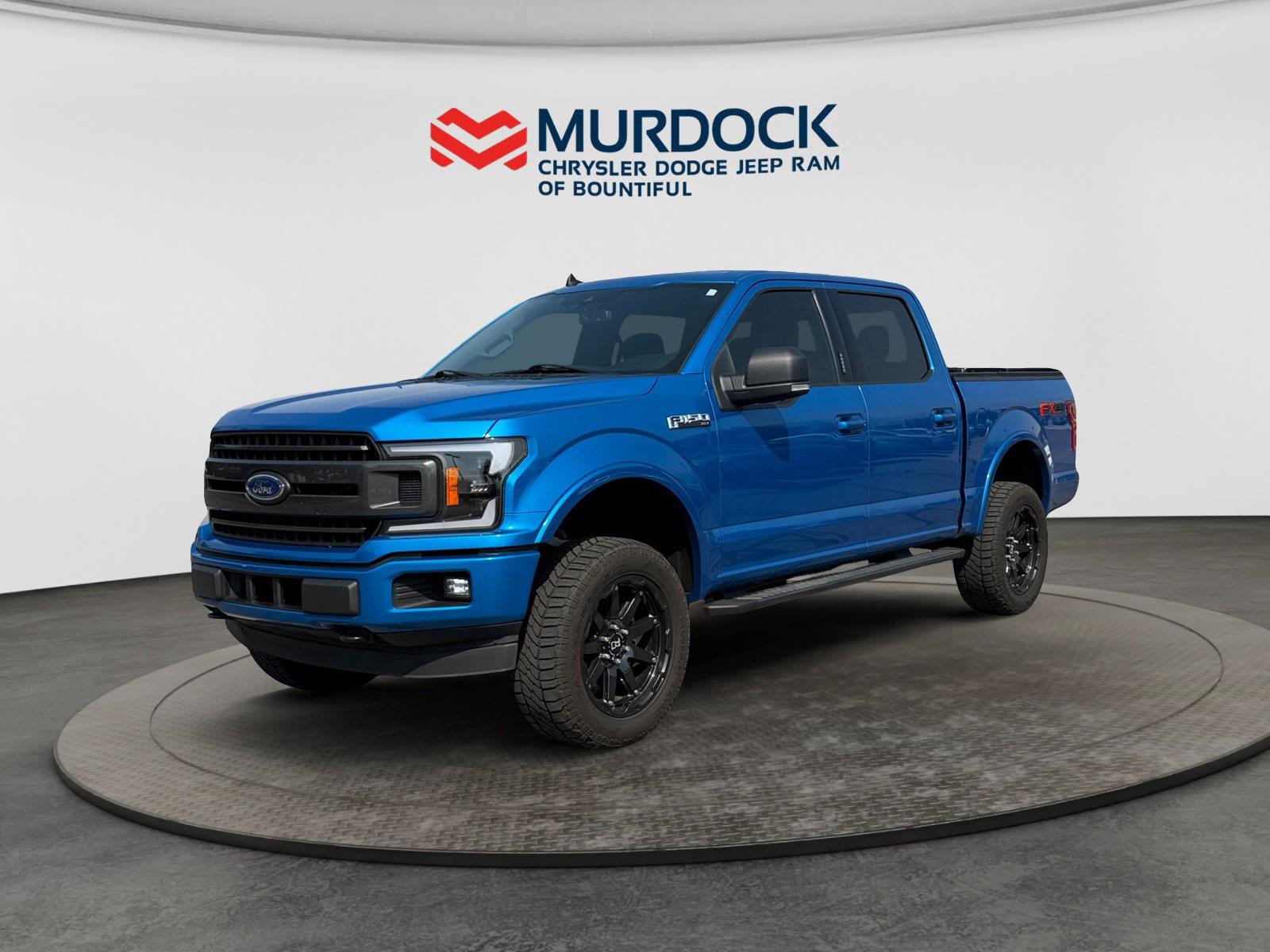 Velocity Blue 2020 Ford F-150 Pickup Truck Four-Wheel Drive Automatic