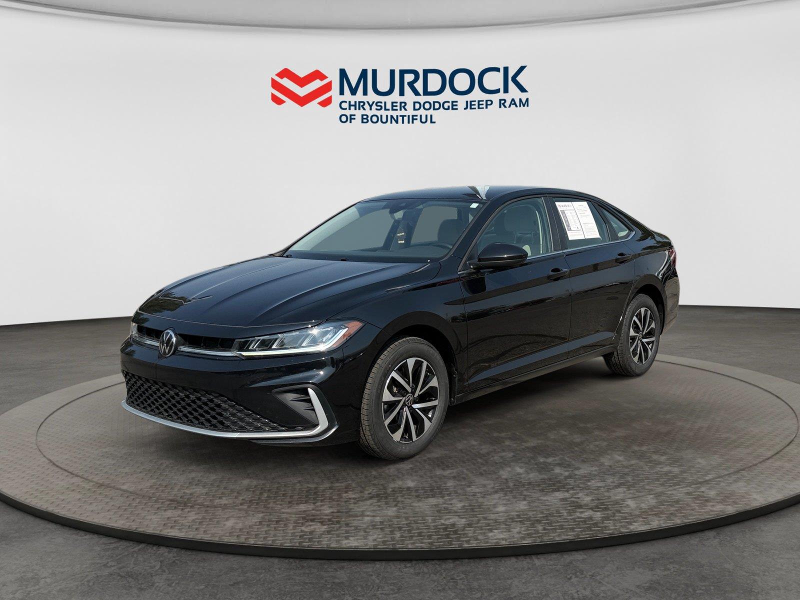 Deep Black Pearl 2025 Volkswagen Jetta Sedan Front-Wheel Drive Automatic