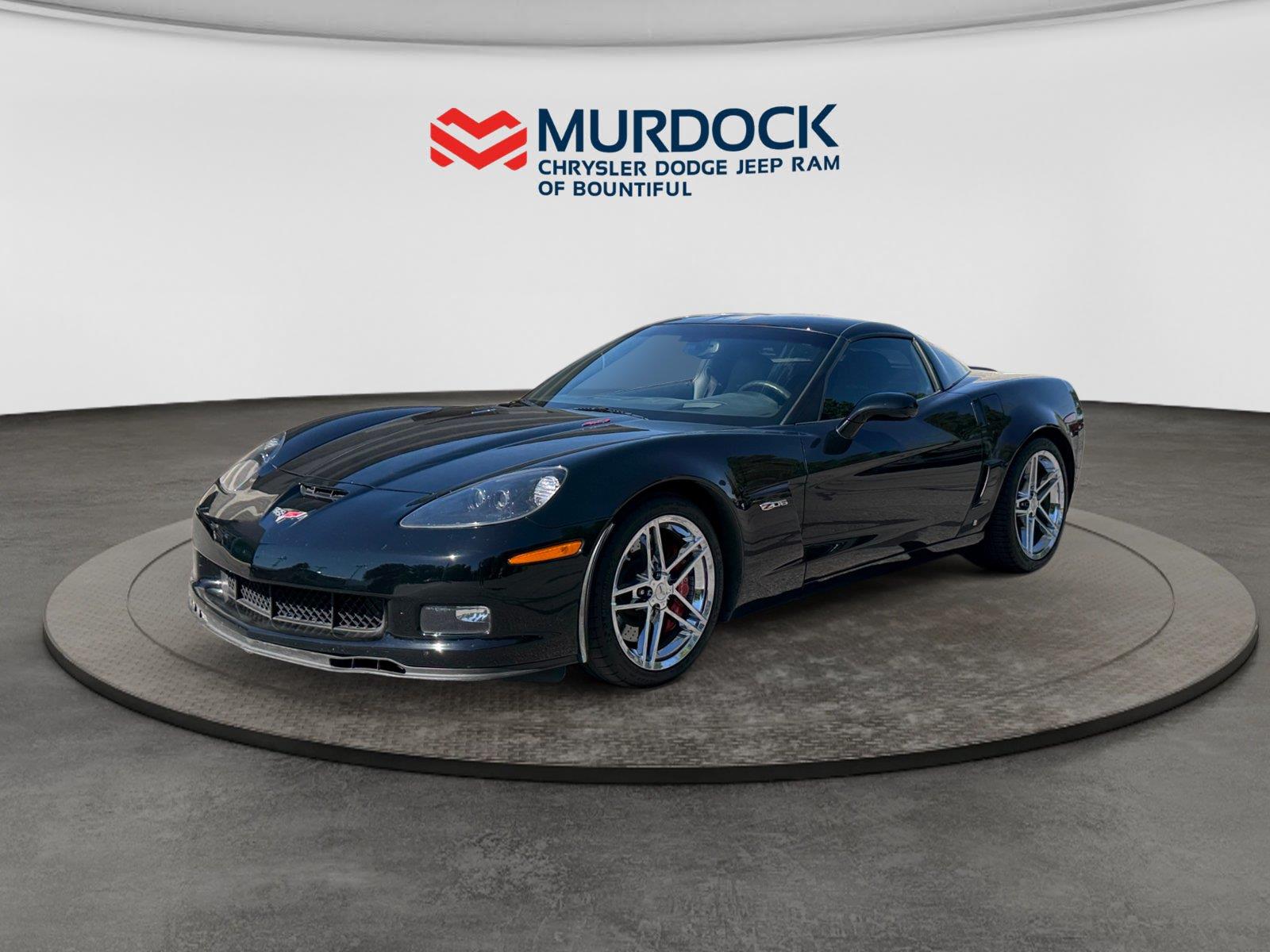 Black 2008 Chevrolet Corvette Coupe Rear-Wheel Drive