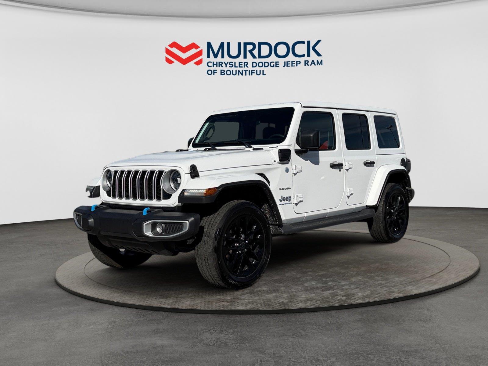 Bright White Clearcoat 2024 Jeep Wrangler 4xe SUV / Crossover Four-Wheel Drive 8-Speed Automatic
