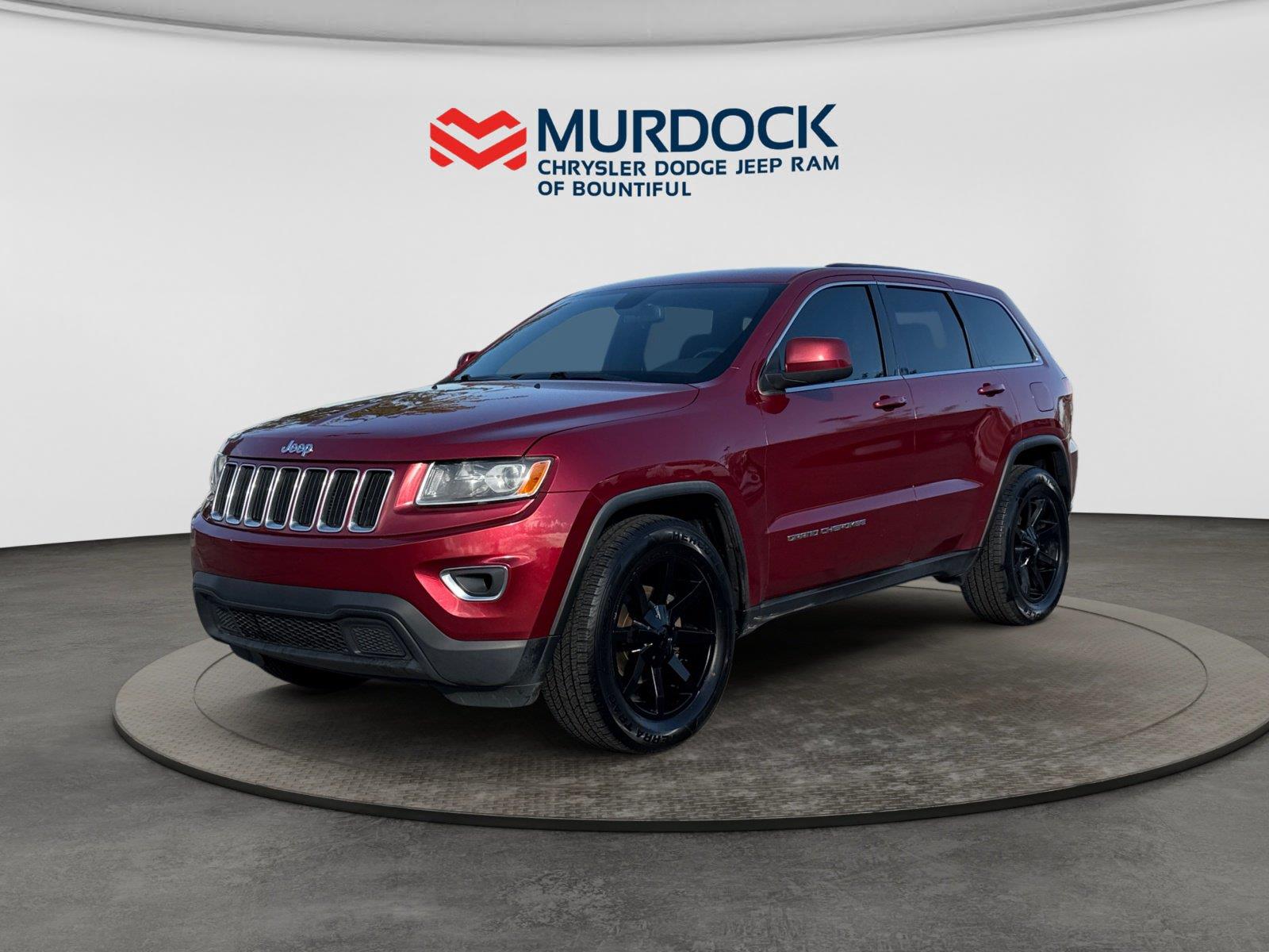 Deep Cherry Red Crystal Pearlcoat 2015 Jeep Grand Cherokee SUV / Crossover Four-Wheel Drive 8-Speed Automatic