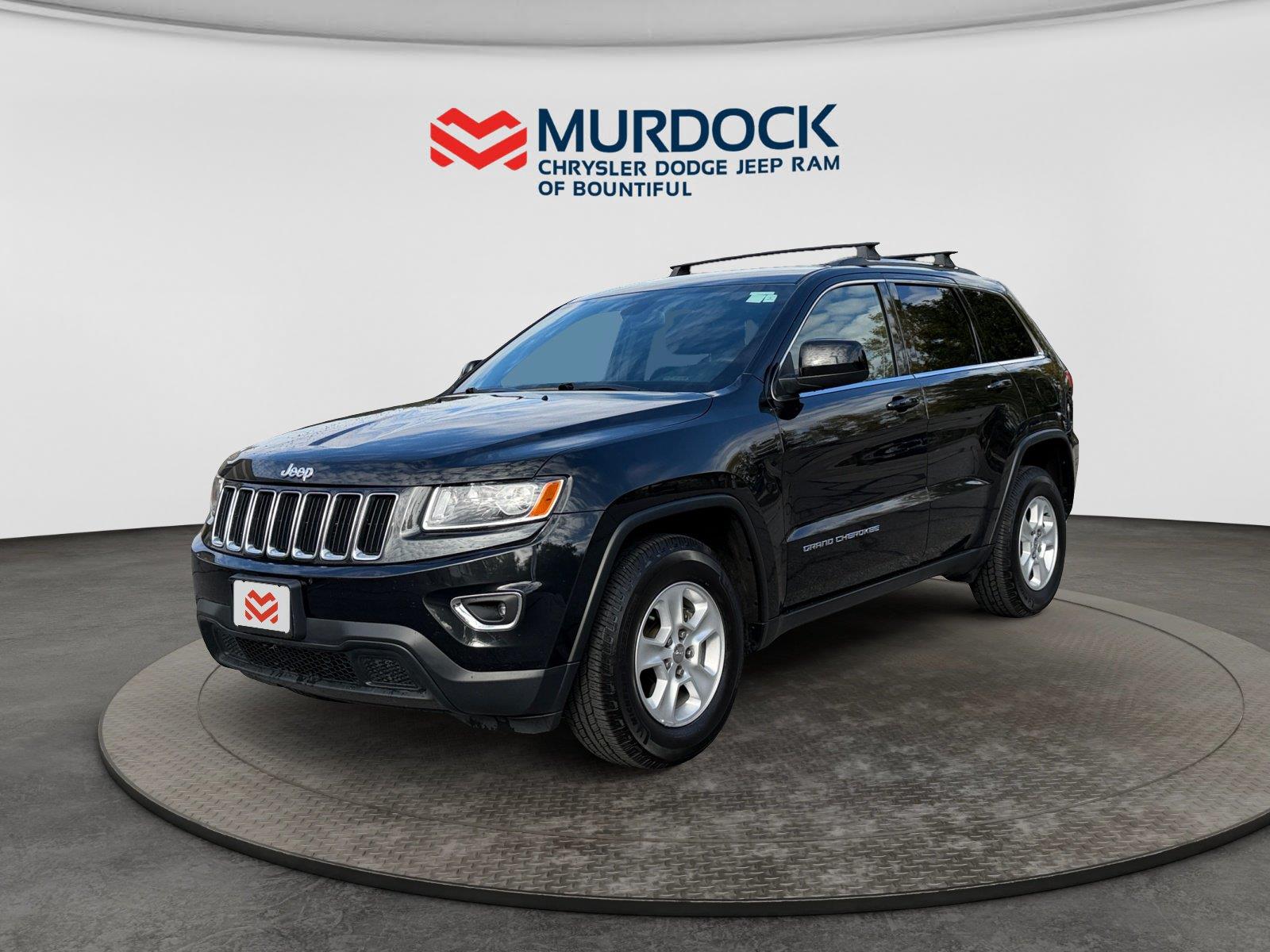 Brilliant Black Crystal Pearlcoat 2015 Jeep Grand Cherokee SUV / Crossover Four-Wheel Drive 8-Speed Automatic