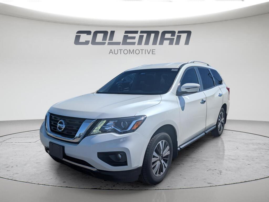 Pearl White 2017 Nissan Pathfinder SUV / Crossover Four-Wheel Drive Continuously Variable Transmission