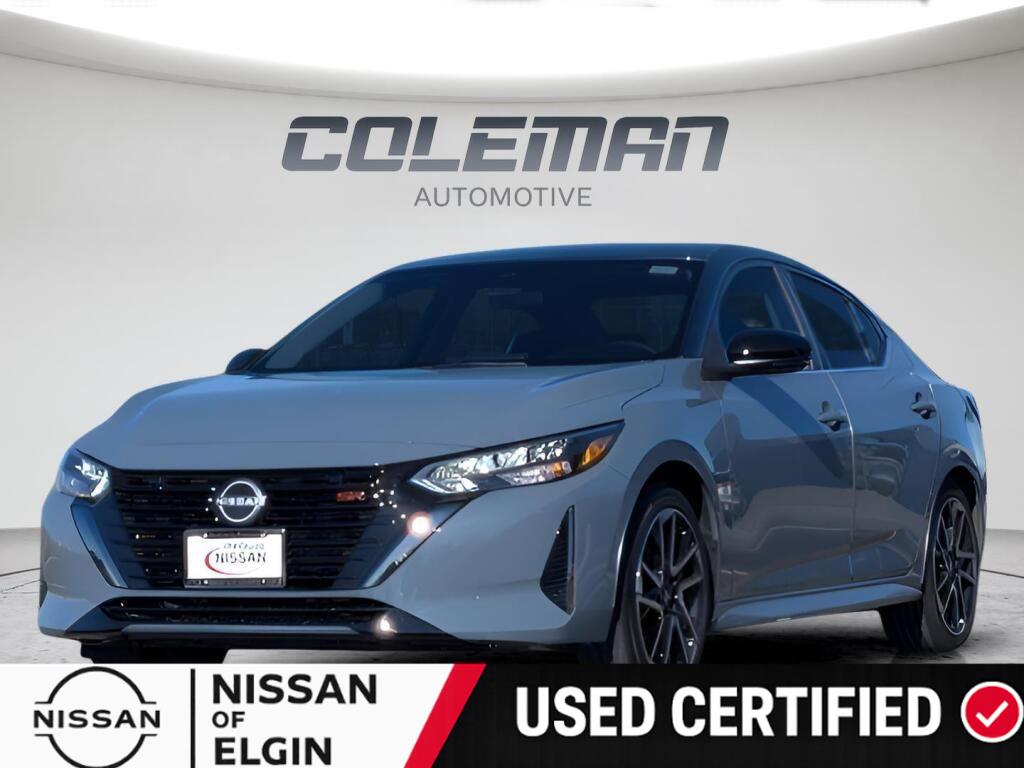 Atlantic Gray Metallic/Super Black 2025 Nissan Sentra Sedan Front-Wheel Drive Continuously Variable Transmission