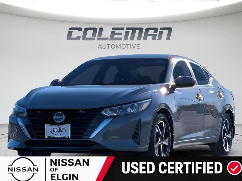 Atlantic Gray Metallic 2025 Nissan Sentra Sedan Front-Wheel Drive Continuously Variable Transmission