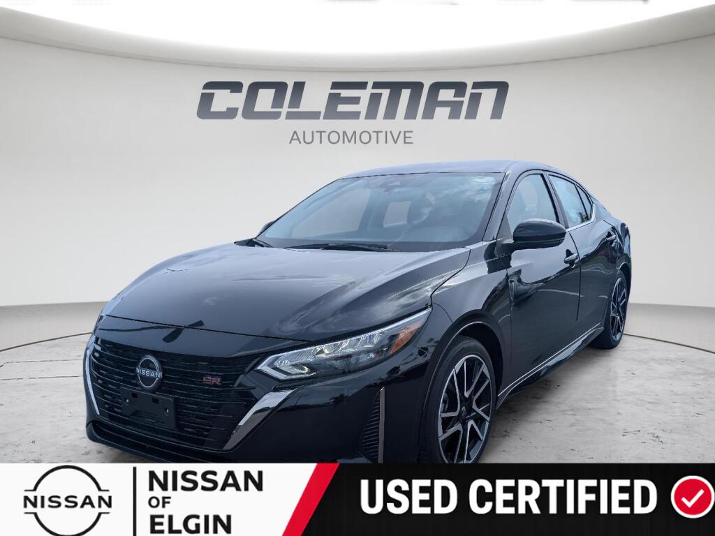 Super Black 2025 Nissan Sentra Sedan Front-Wheel Drive Continuously Variable Transmission