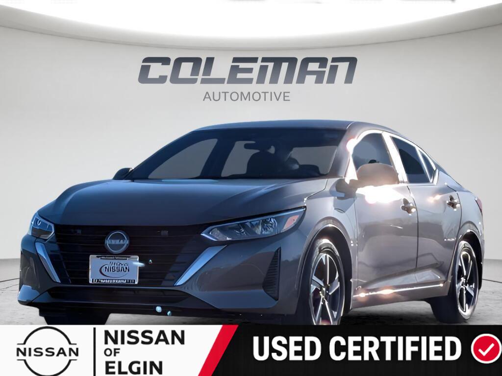 Gray (Gun Metallic) 2025 Nissan Sentra Sedan Front-Wheel Drive Continuously Variable Transmission