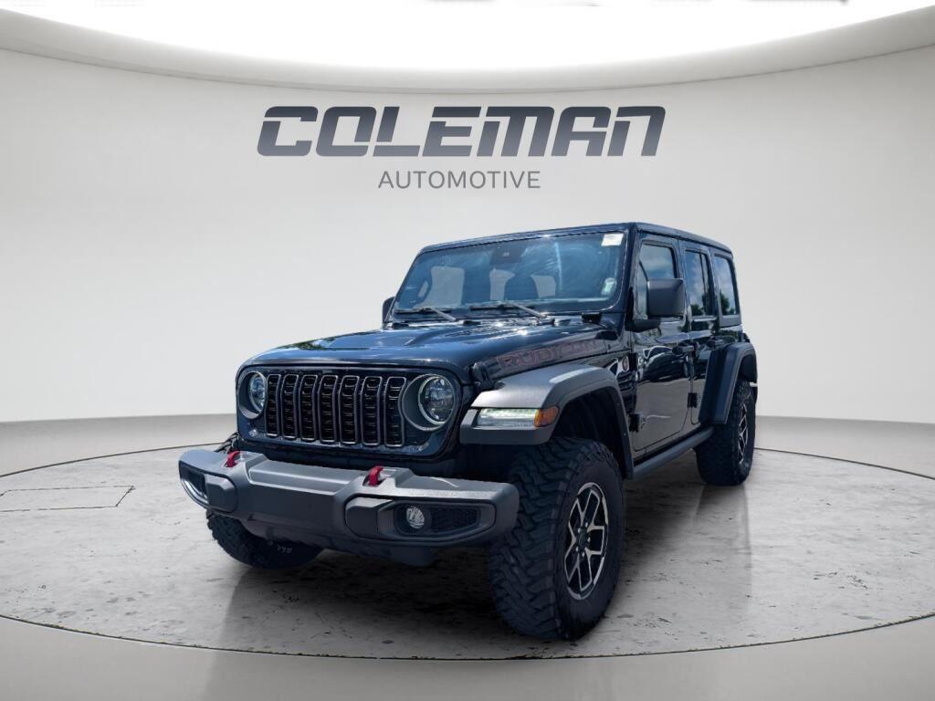 Black Clearcoat 2024 Jeep Wrangler SUV / Crossover Four-Wheel Drive 8-Speed Automatic