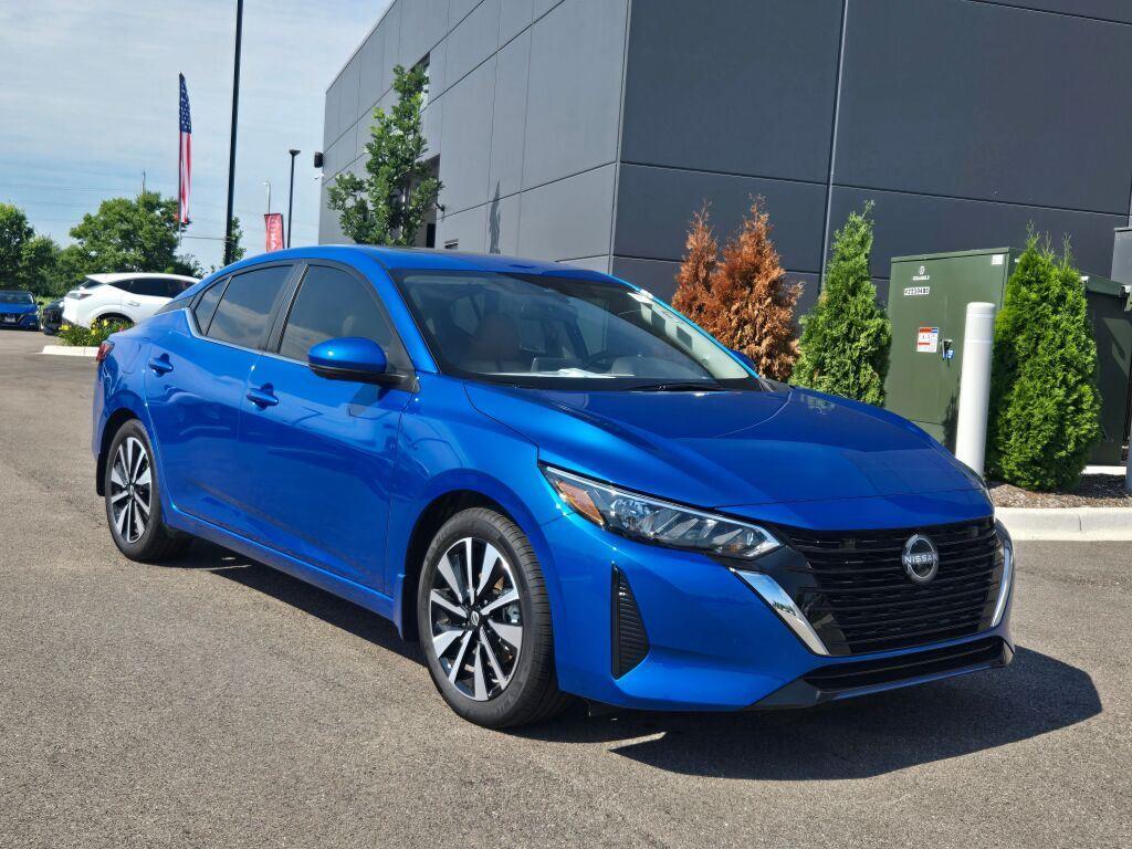 Electric Blue Metallic 2025 Nissan Sentra Sedan Front-Wheel Drive Continuously Variable Transmission