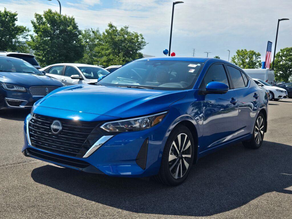 Electric Blue Metallic 2025 Nissan Sentra Sedan Front-Wheel Drive Continuously Variable Transmission
