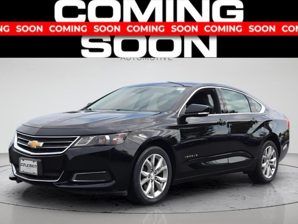 Black 2017 Chevrolet Impala Sedan Front-Wheel Drive 6-Speed Automatic Overdrive