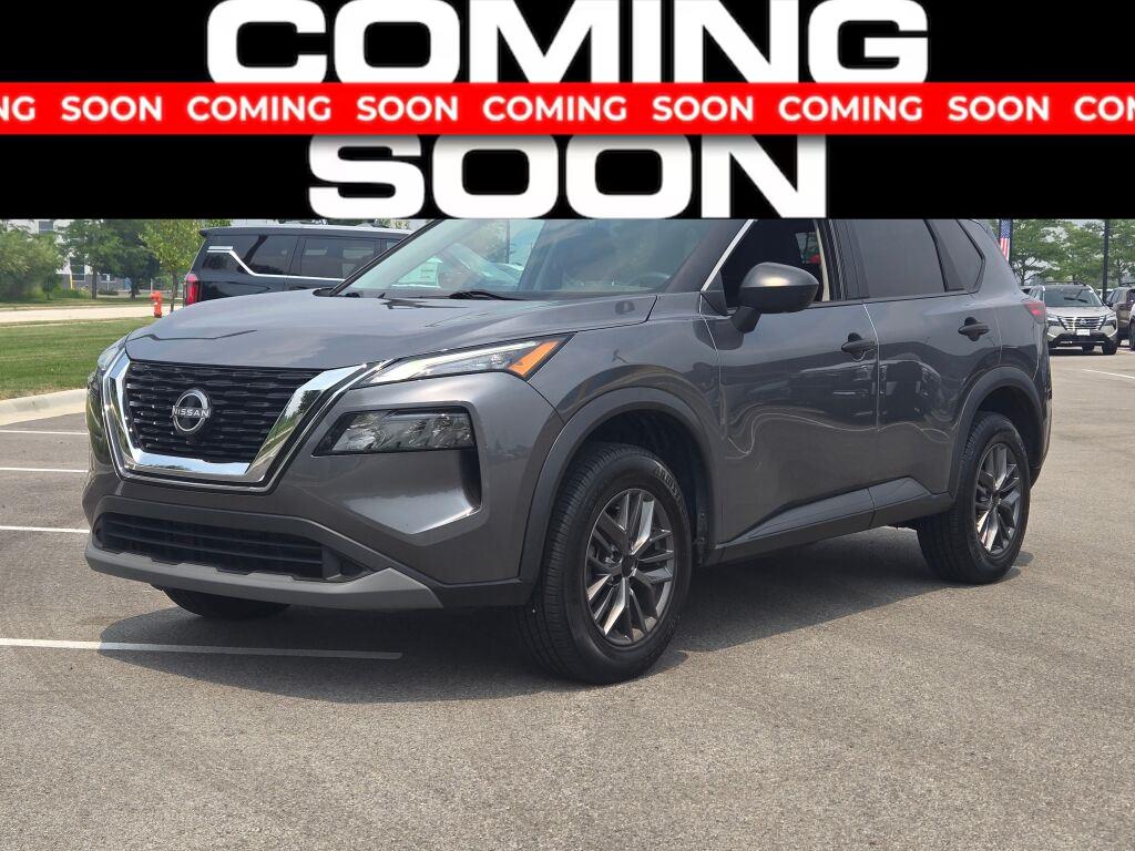 Gray (Gun Metallic) 2023 Nissan Rogue SUV / Crossover Front-Wheel Drive Continuously Variable Transmission
