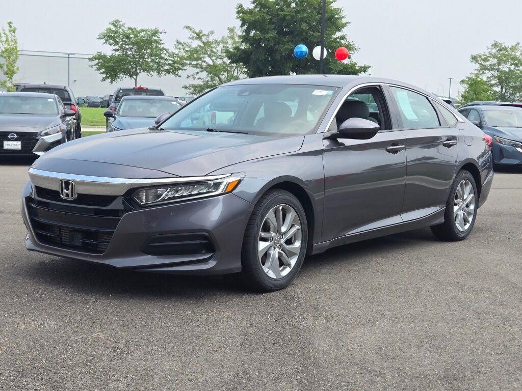 Gray (Modern Steel Metallic) 2020 Honda Accord Sedan Front-Wheel Drive Continuously Variable Transmission