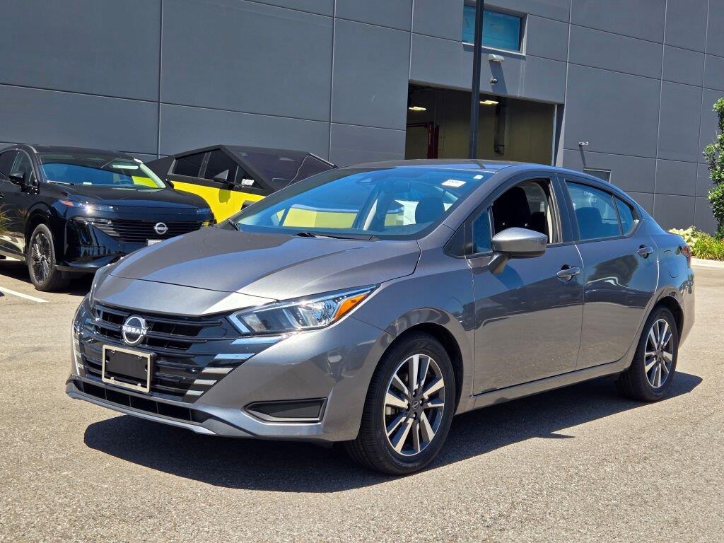 Gray (Gun Metallic) 2024 Nissan Versa Sedan Front-Wheel Drive Continuously Variable Transmission