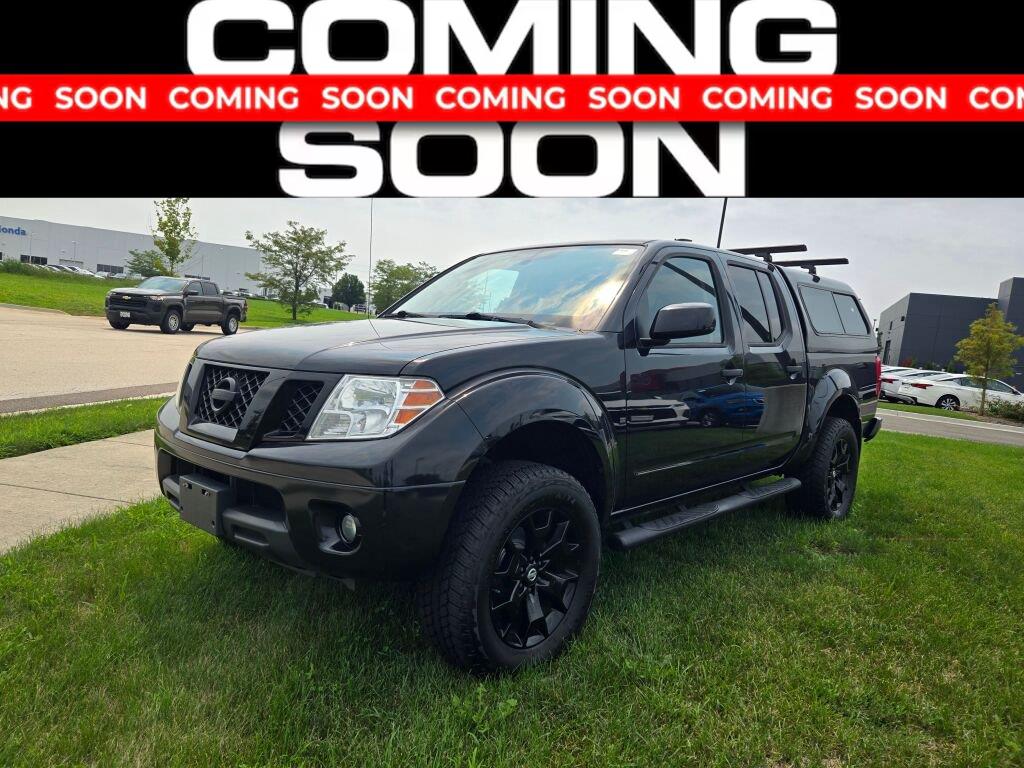Gray (Magnetic Black Pearl) 2021 Nissan Frontier Pickup Truck Four-Wheel Drive Automatic