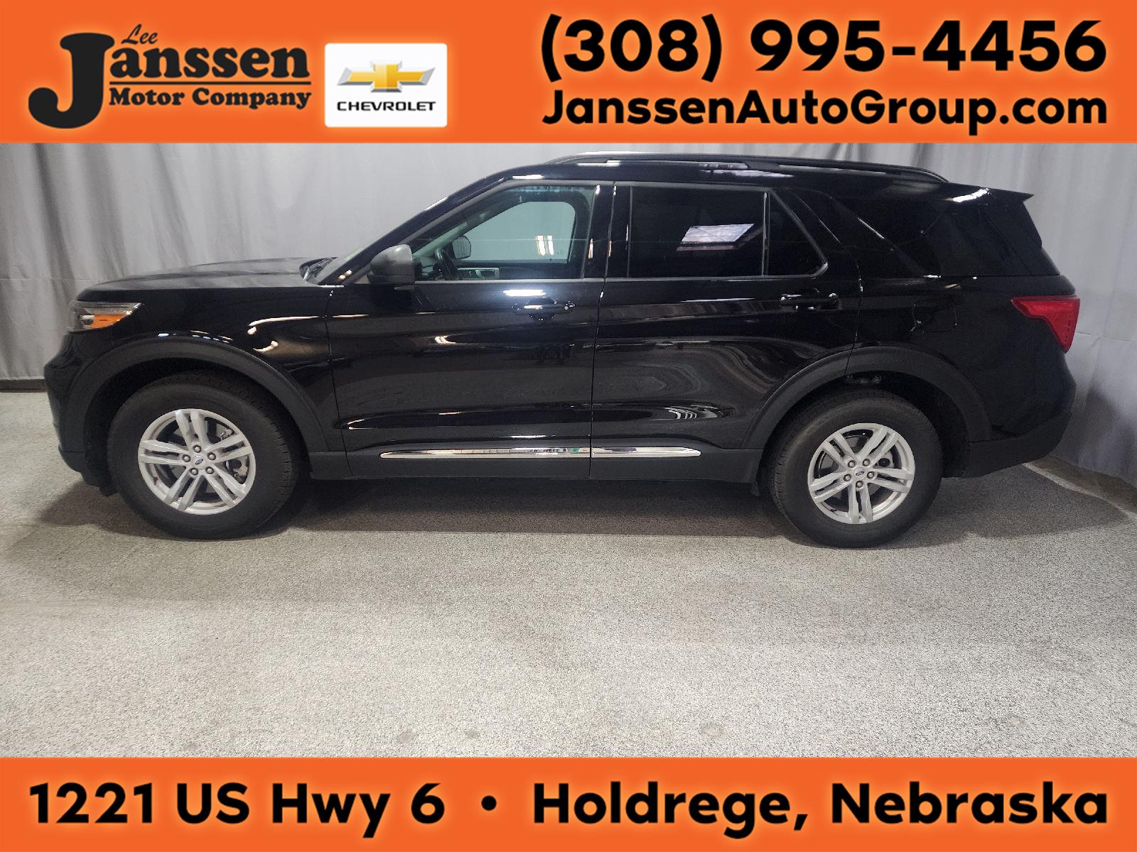 Agate Black Metallic 2024 Ford Explorer XLT AWD SUV / Crossover All-Wheel Drive Automatic