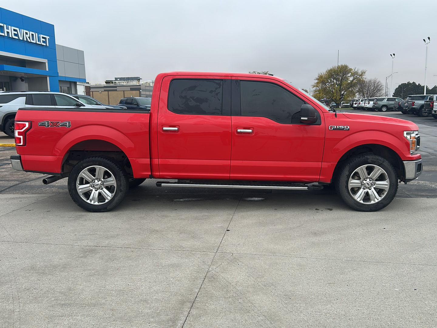 Race Red 2018 Ford F-150 XLT SuperCrew 4WD Pickup Truck Four-Wheel Drive 6-Speed Automatic