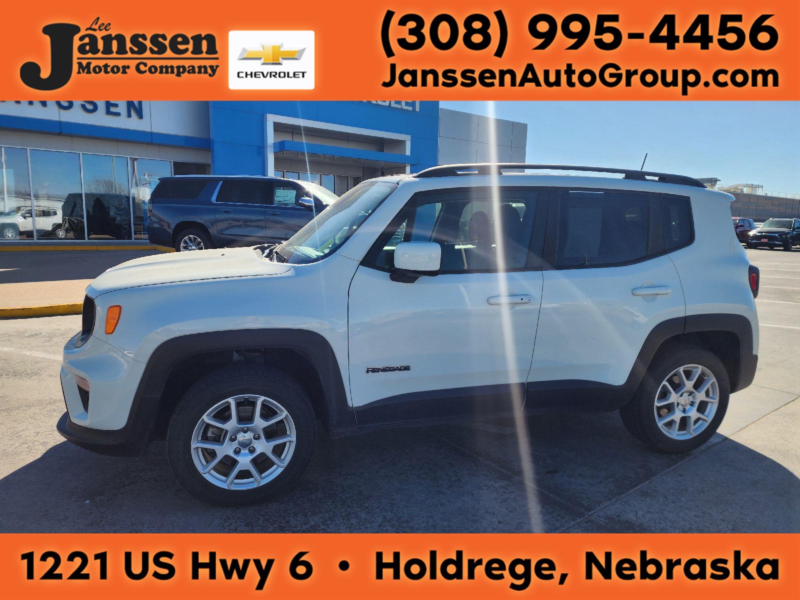 Alpine White Clearcoat 2020 Jeep Renegade Latitude 4WD SUV / Crossover Four-Wheel Drive 9-Speed Automatic