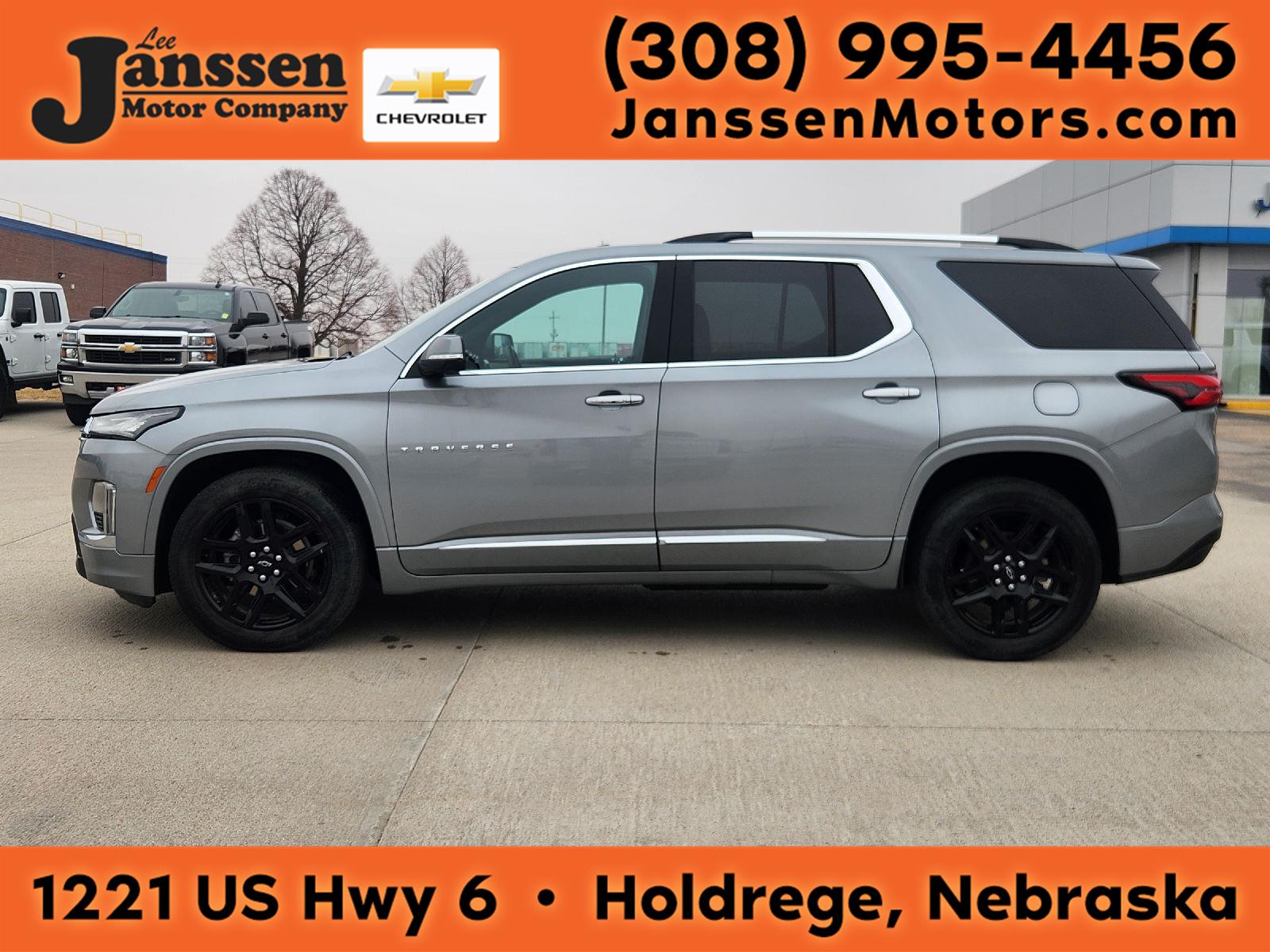 Sterling Gray Metallic 2023 Chevrolet Traverse Premier AWD SUV / Crossover Four-Wheel Drive 9-Speed Automatic