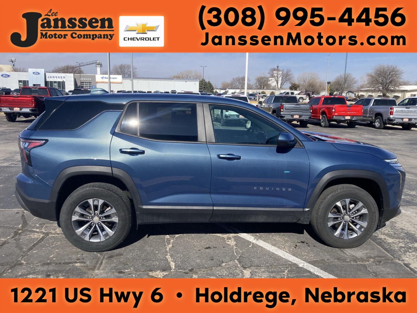 Lakeshore Blue Metallic 2025 Chevrolet Equinox LT FWD SUV / Crossover Front-Wheel Drive Continuously Variable Transmission