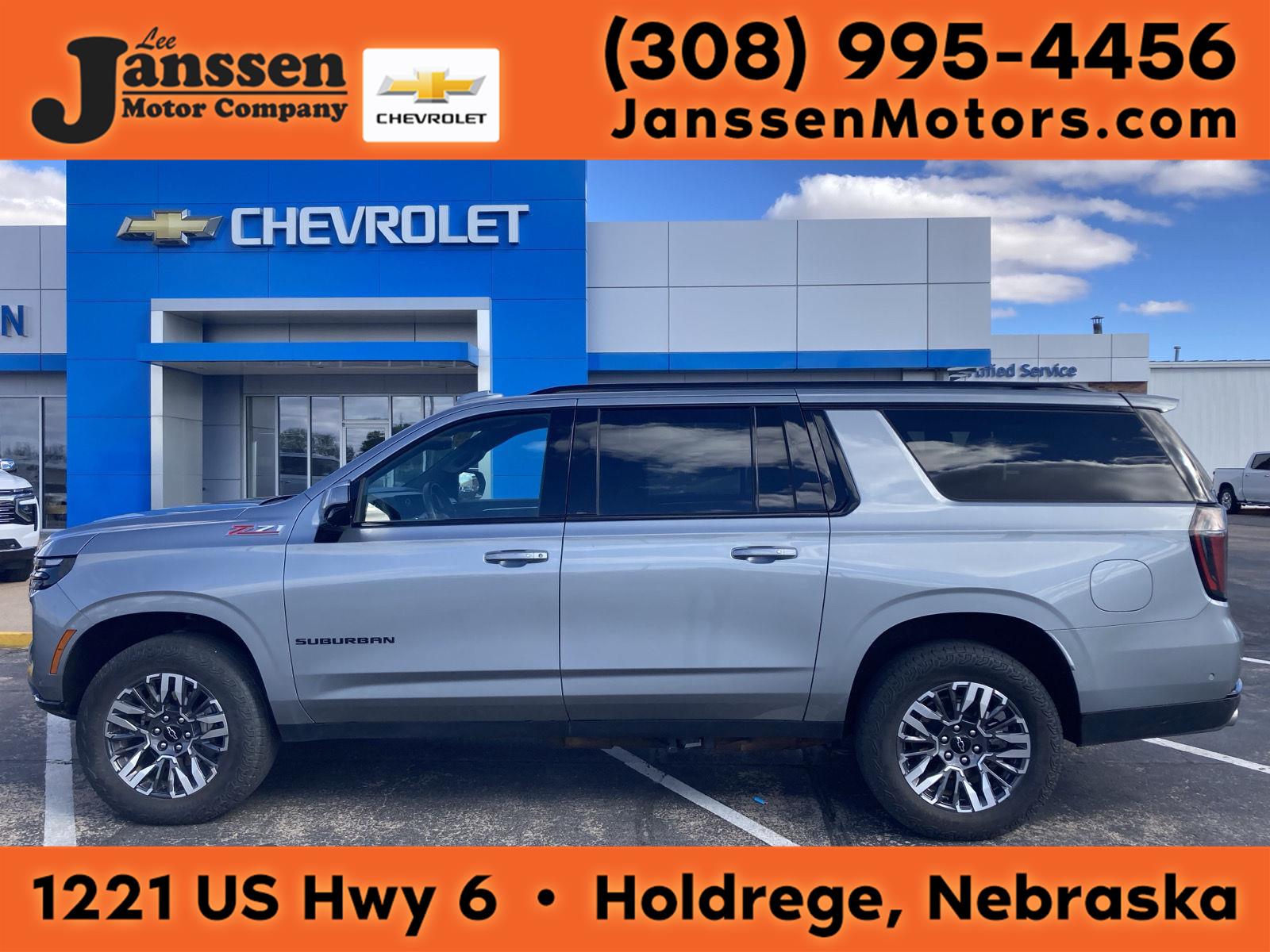 Sterling Gray Metallic 2025 Chevrolet Suburban Z71 4WD SUV / Crossover Four-Wheel Drive Automatic