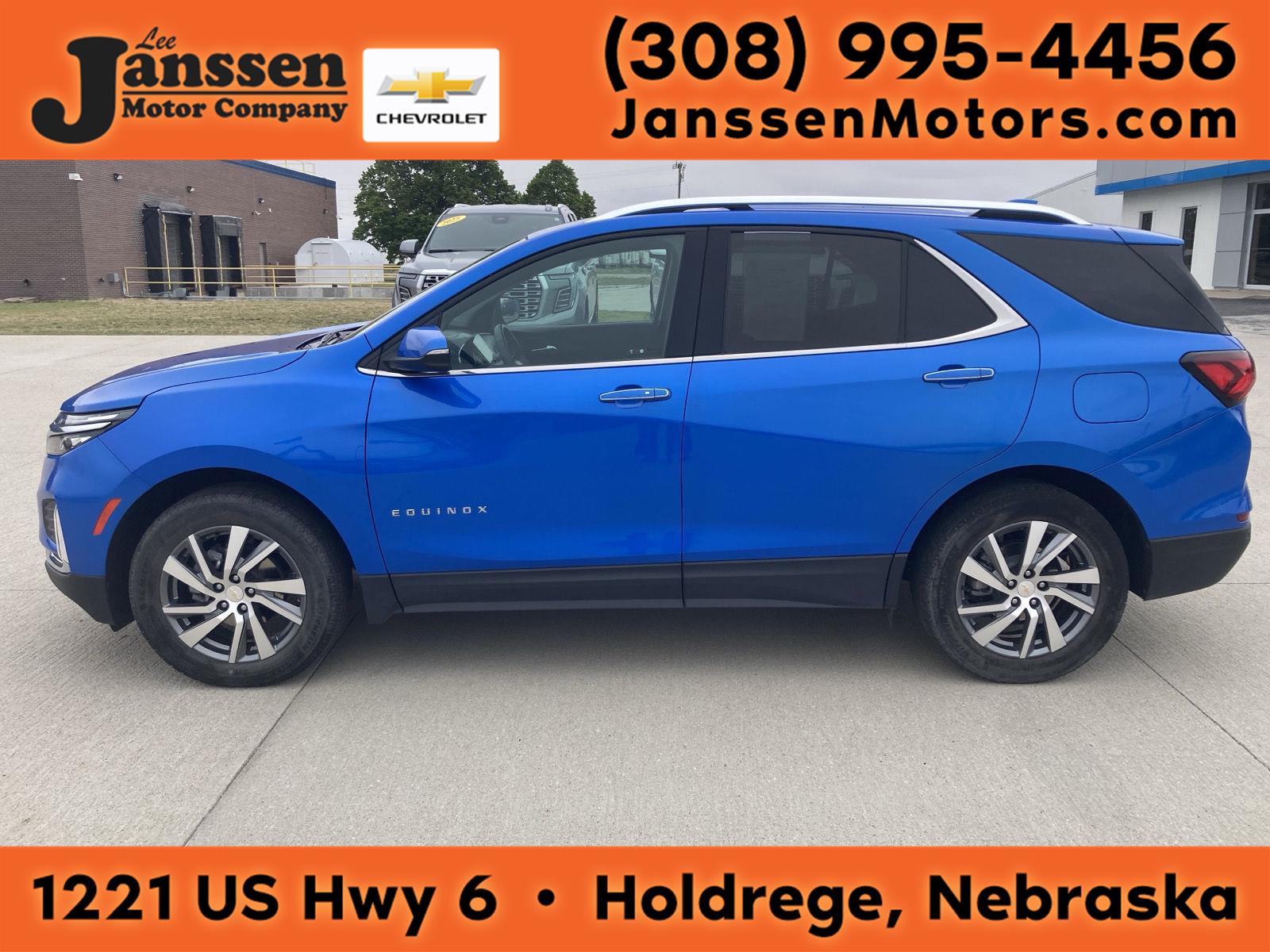 Riptide Blue Metallic 2024 Chevrolet Equinox Premier AWD with 1LZ SUV / Crossover Four-Wheel Drive 6-Speed Automatic Overdrive
