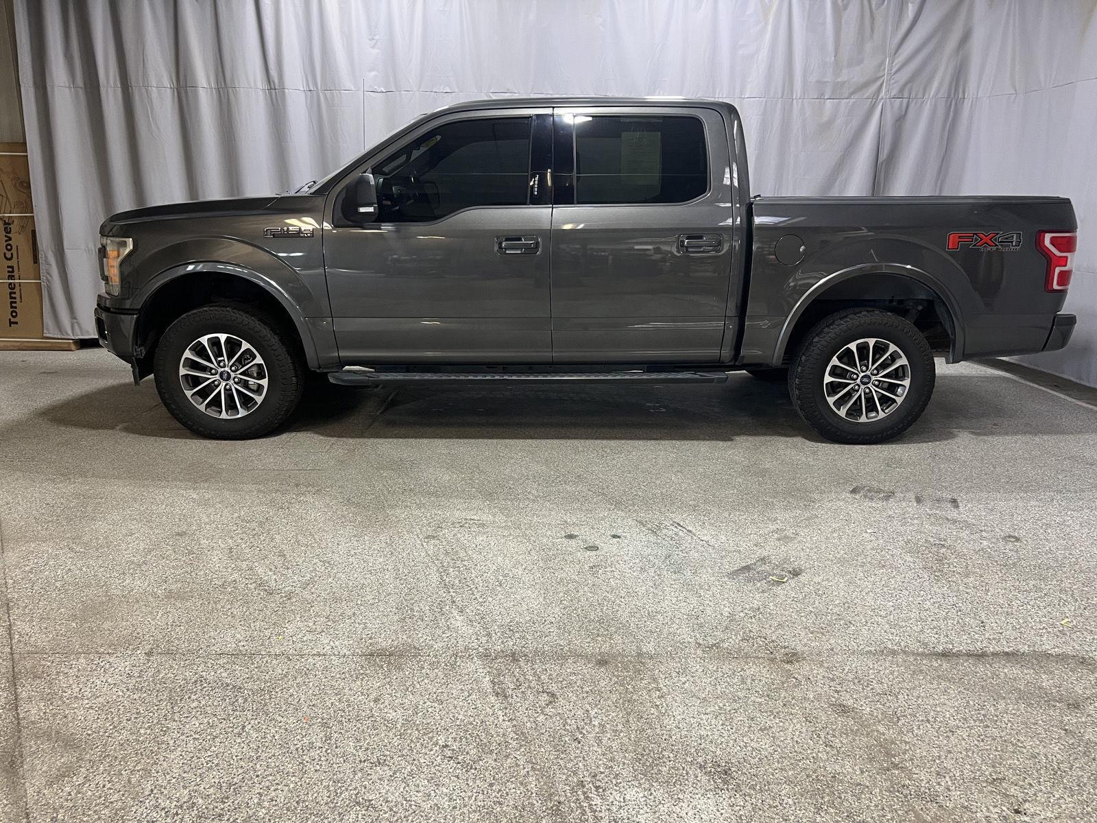 Gray (Magnetic Metallic) 2018 Ford F-150 Pickup Truck Four-Wheel Drive 6-Speed Automatic