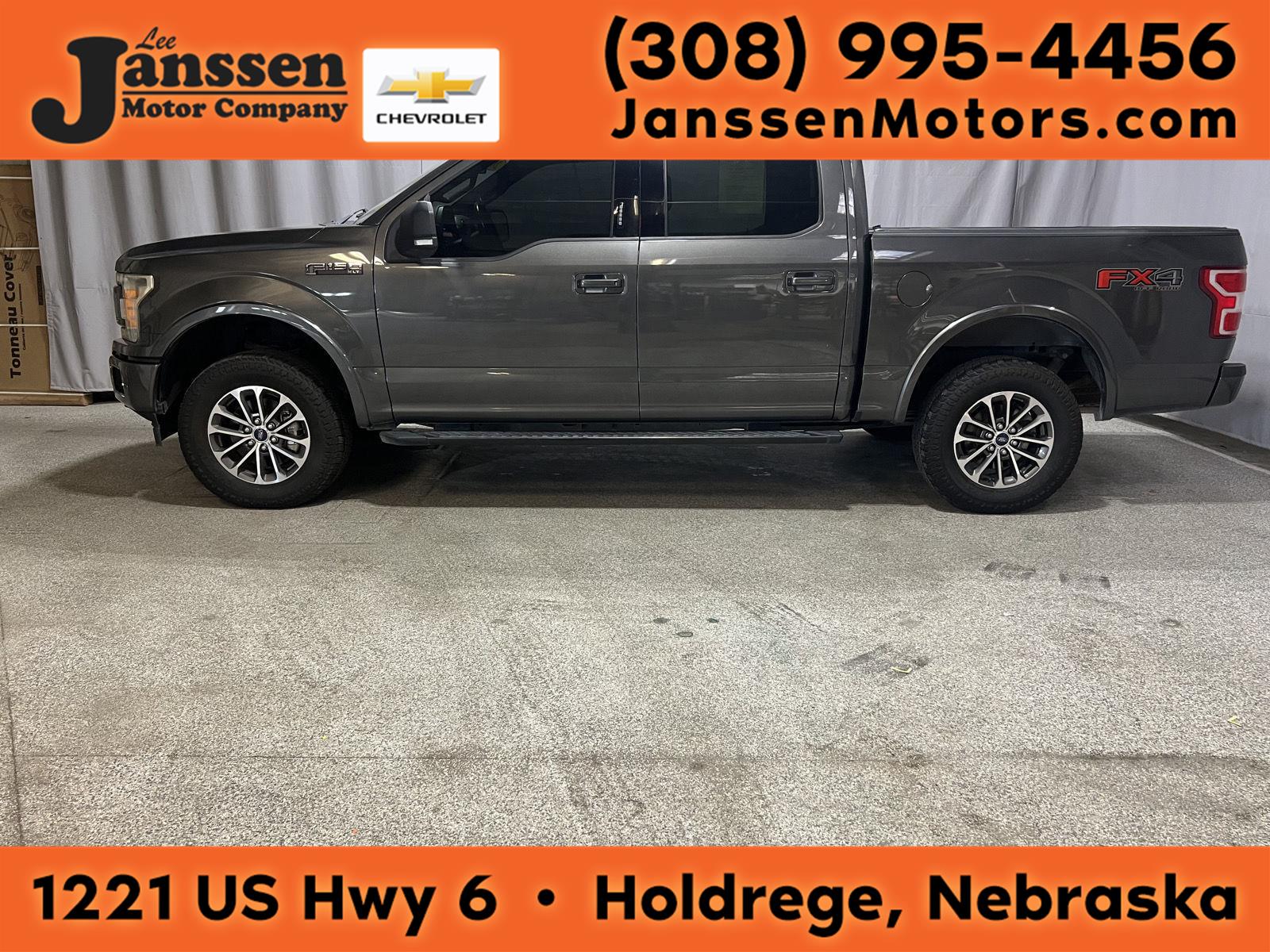 Gray (Magnetic Metallic) 2018 Ford F-150 Pickup Truck Four-Wheel Drive 6-Speed Automatic