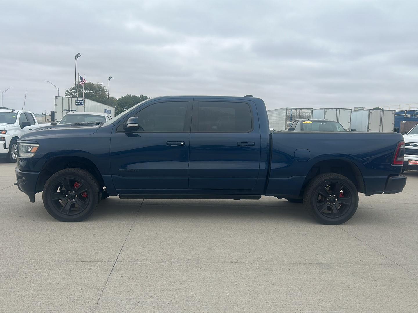 Patriot Blue Pearl 2019 RAM 1500 Pickup Truck  8-Speed Automatic