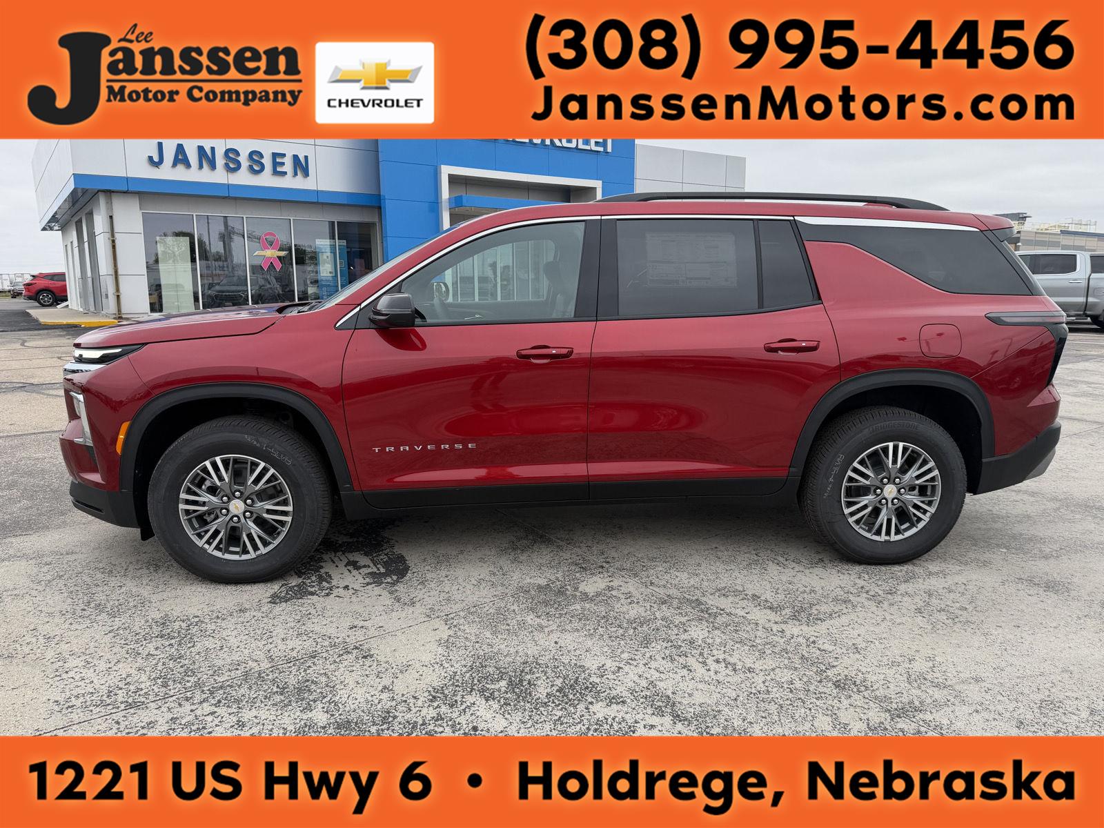 Radiant Red Tintcoat 2027 Chevrolet Traverse SUV / Crossover Front-Wheel Drive 8-Speed Automatic