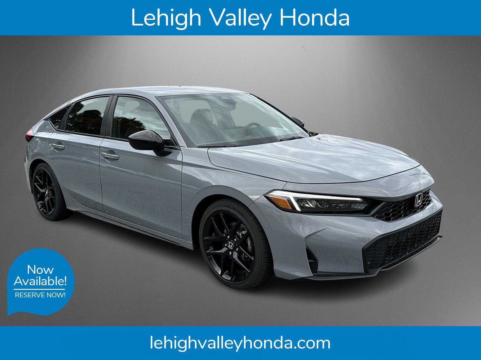 Urban Gray Pearl 2026 Honda Civic Hatchback Hatchback Front-Wheel Drive Continuously Variable Transmission