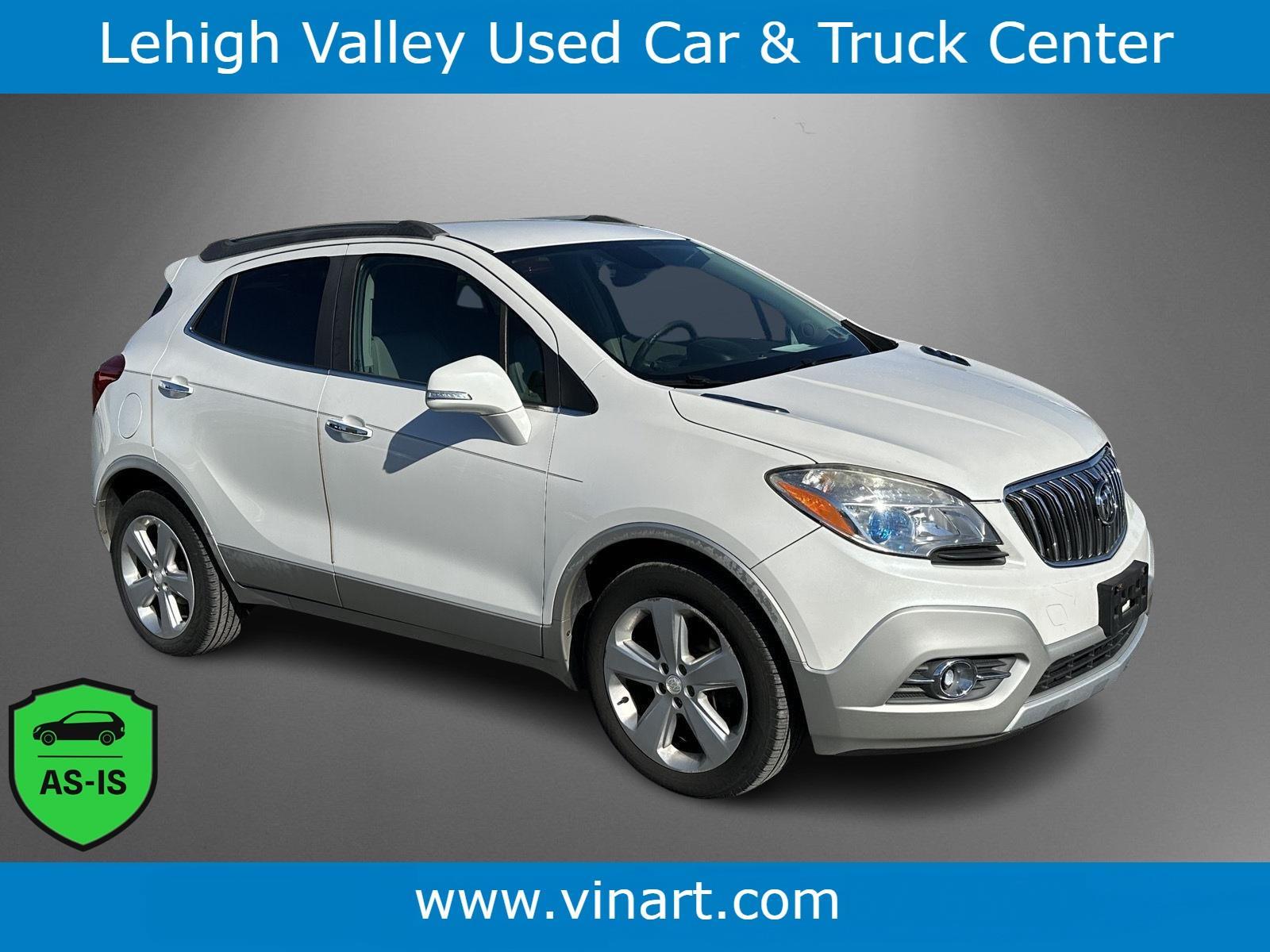 White Pearl Tricoat 2015 Buick Encore Leather FWD SUV / Crossover Front-Wheel Drive 6-Speed Automatic Overdrive
