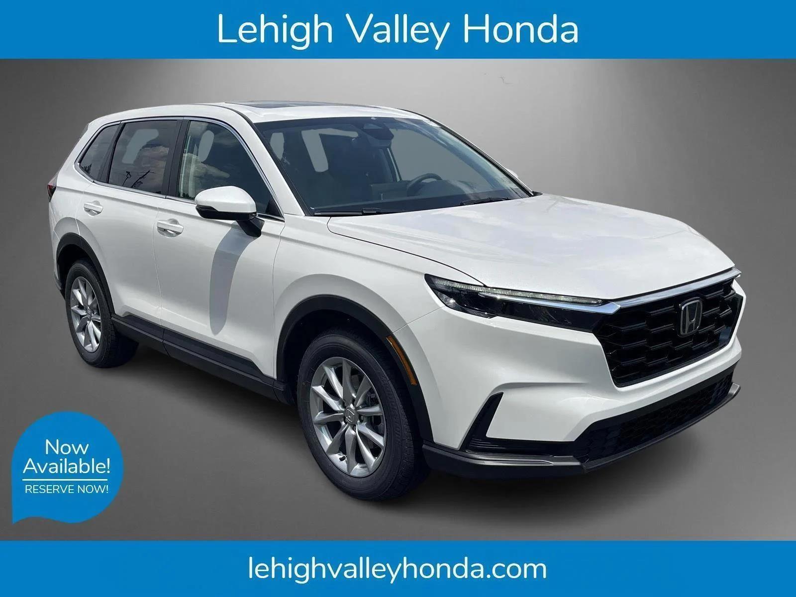 Platinum White Pearl 2026 Honda CR-V EX AWD SUV / Crossover All-Wheel Drive Continuously Variable Transmission