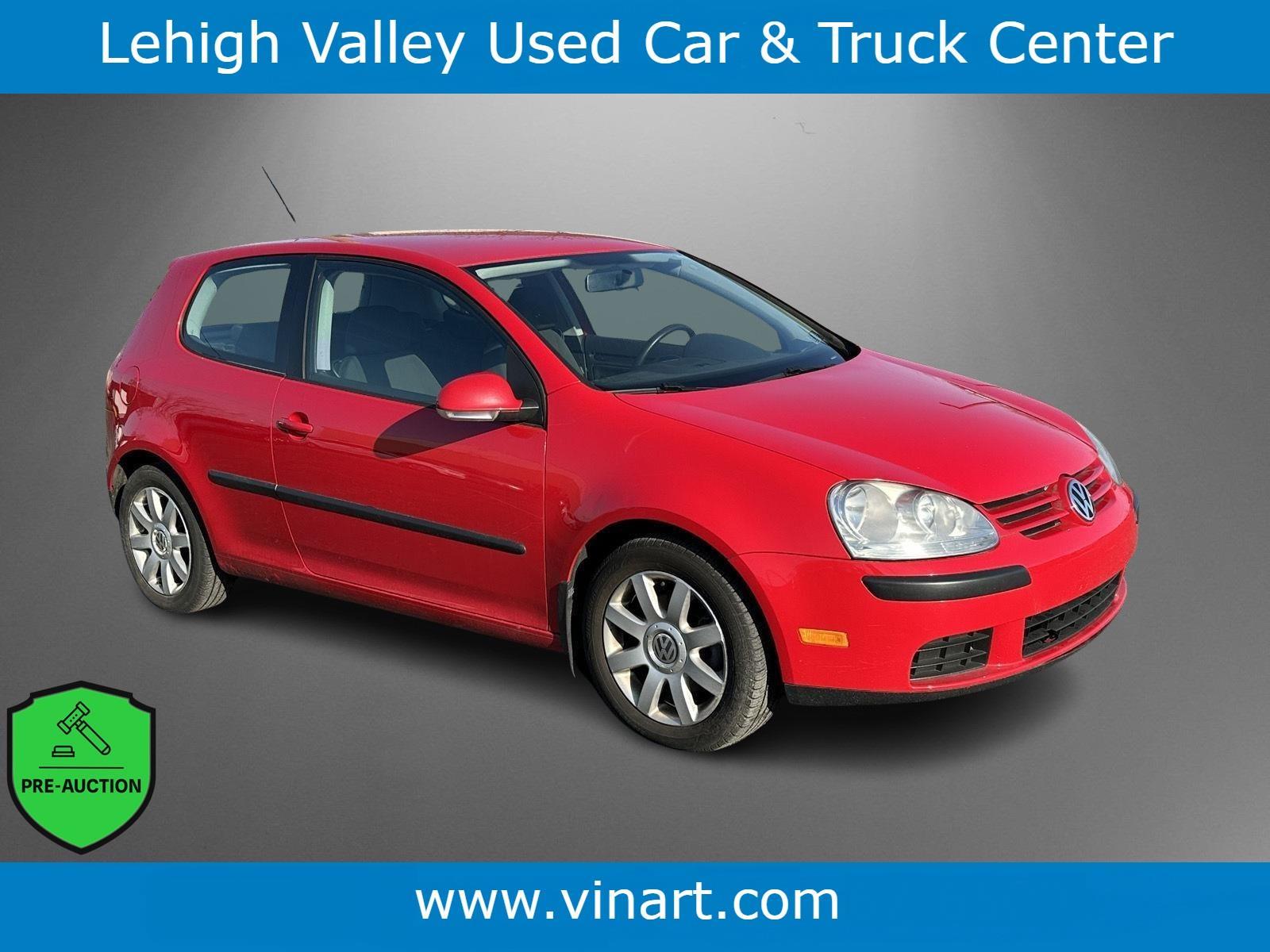 Tornado Red 2007 Volkswagen Rabbit 2.5L 2dr Hatchback Automatic