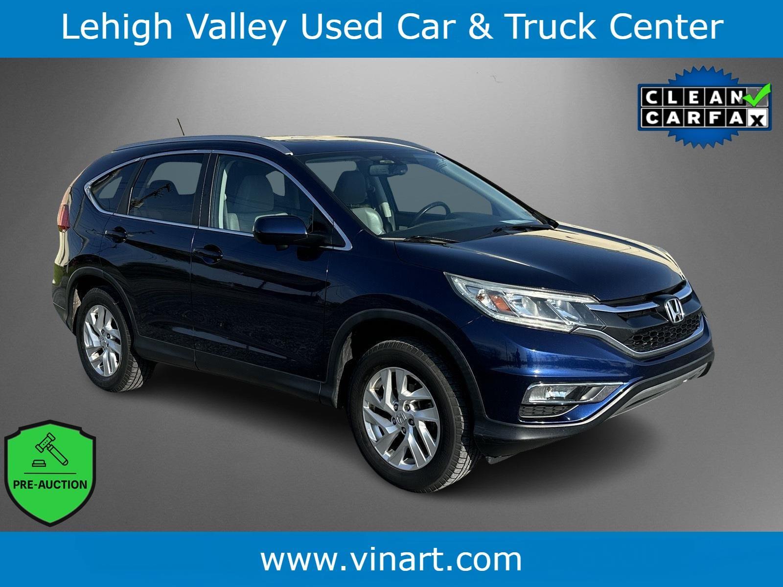 Black (Obsidian Blue Pearl) 2015 Honda CR-V EX-L AWD SUV / Crossover All-Wheel Drive
