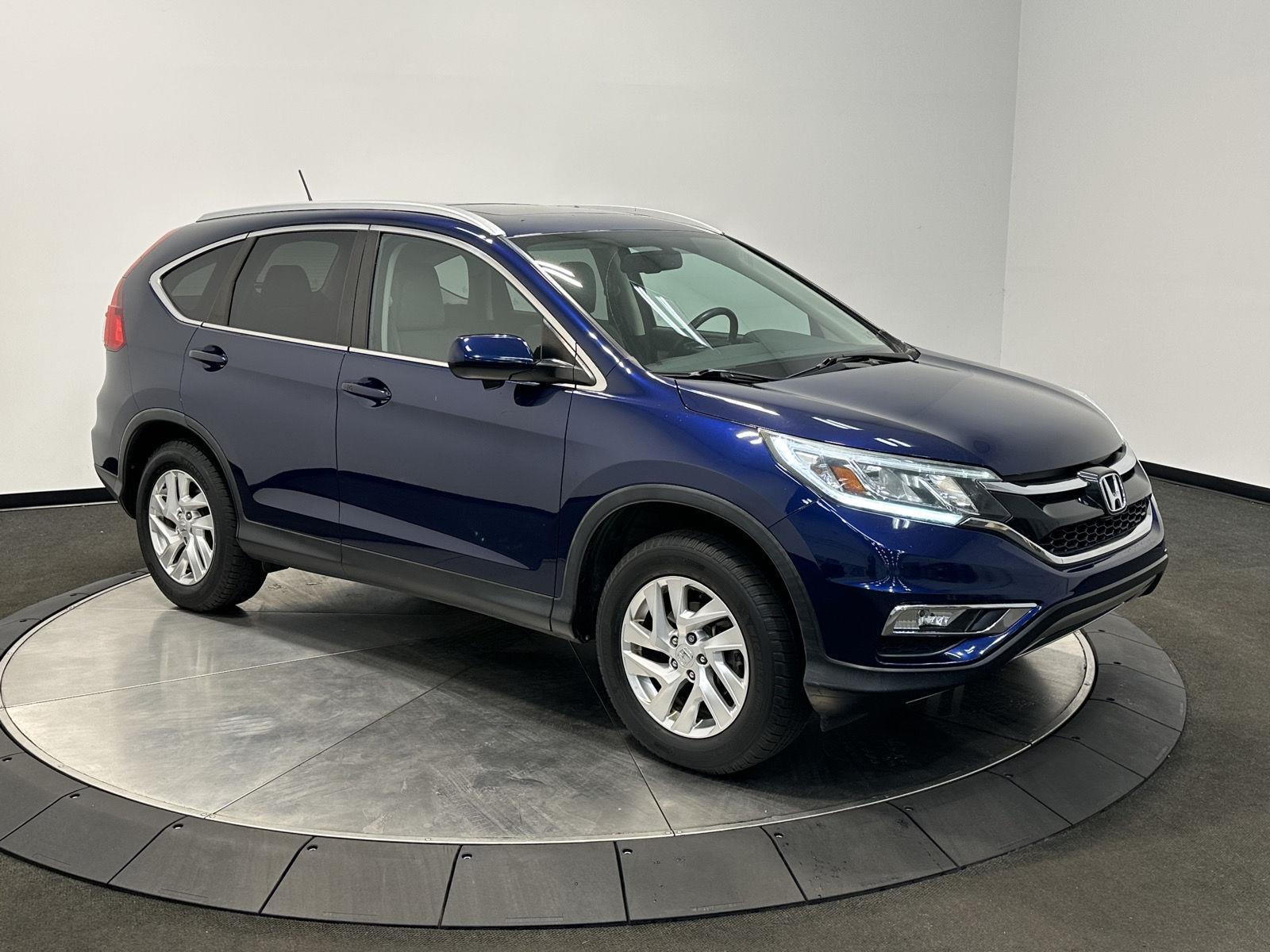 Black (Obsidian Blue Pearl) 2015 Honda CR-V EX-L AWD SUV / Crossover All-Wheel Drive