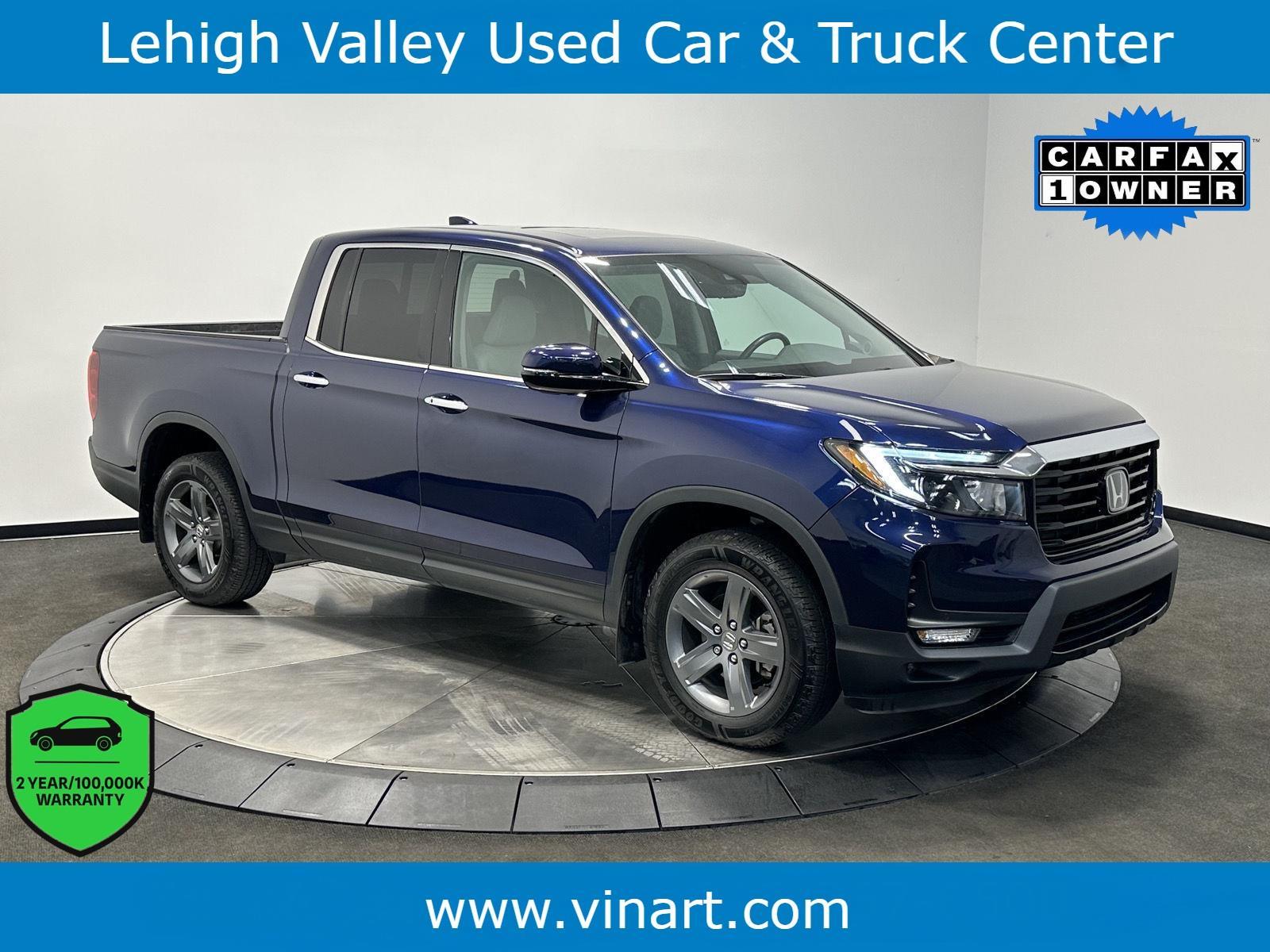 Black (Obsidian Blue Pearl) 2023 Honda Ridgeline RTL-E AWD Pickup Truck All-Wheel Drive Automatic