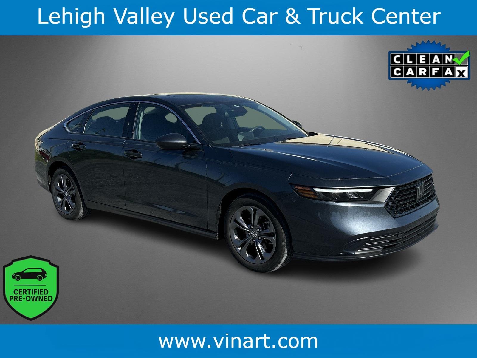 Meteorite Gray Metallic 2023 Honda Accord EX FWD Sedan Front-Wheel Drive Continuously Variable Transmission