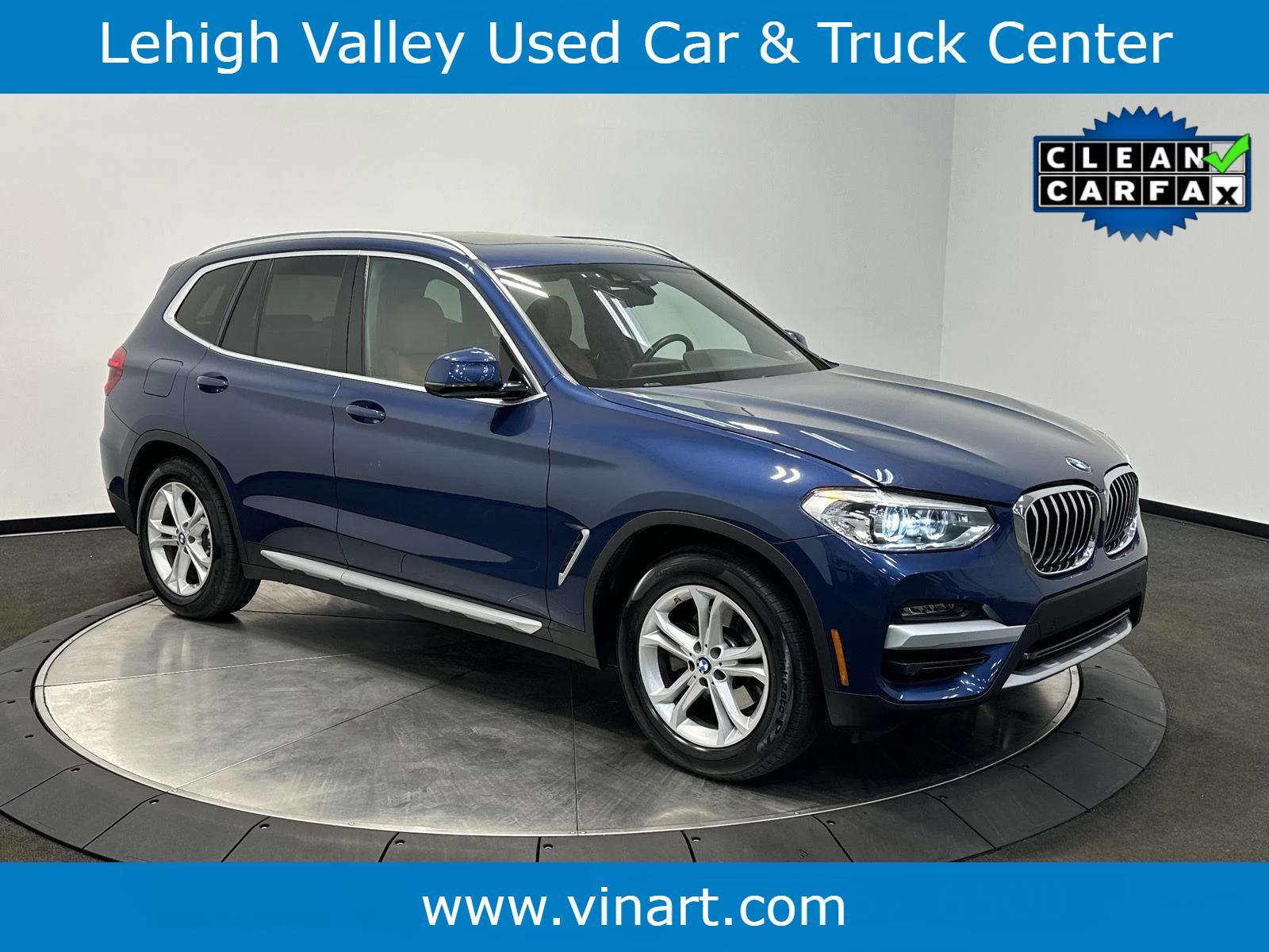 Phytonic Blue Metallic 2021 BMW X3 xDrive30i AWD SUV / Crossover All-Wheel Drive Automatic